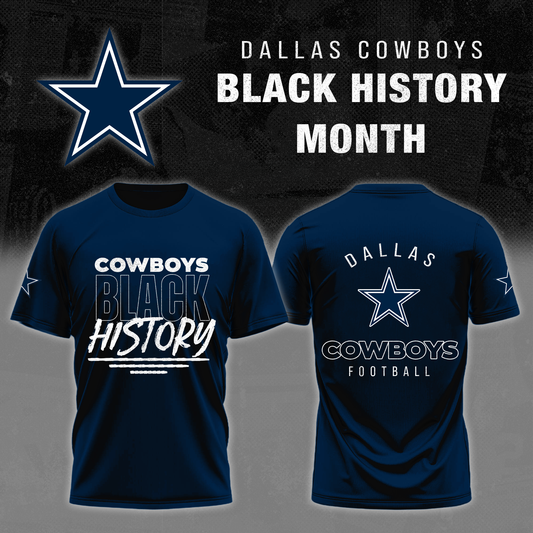 Dallas Cowboys - Black History Month 2026 Limited Edition Tshirt