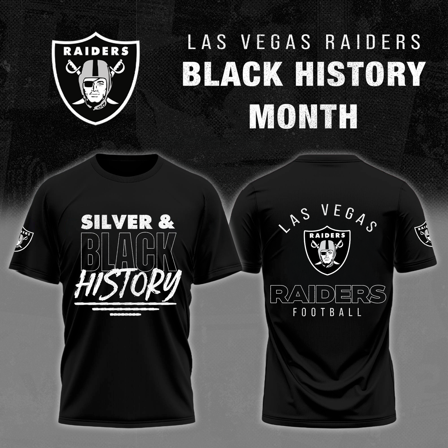 LV Raiders - Black History Month 2026 Limited Edition Tshirt