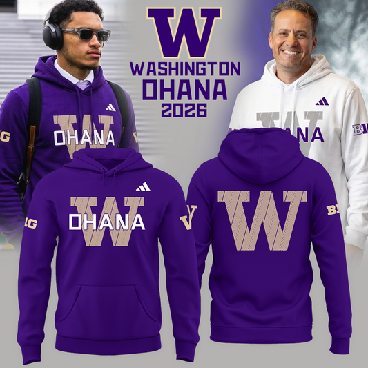 Washington Huskies Ohana 2026 Limited Edition Hoodie