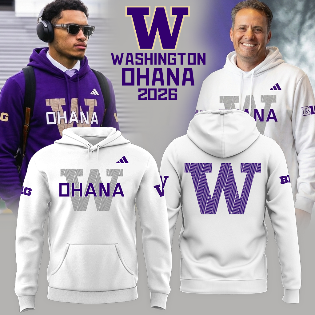 Washington Huskies Ohana 2026 Limited Edition Hoodie