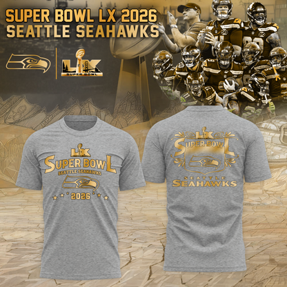 Seahawks 2026 Super Bowl LX Tshirt - Limited Editions