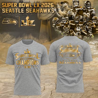 Seahawks 2026 Super Bowl LX Tshirt - Limited Editions