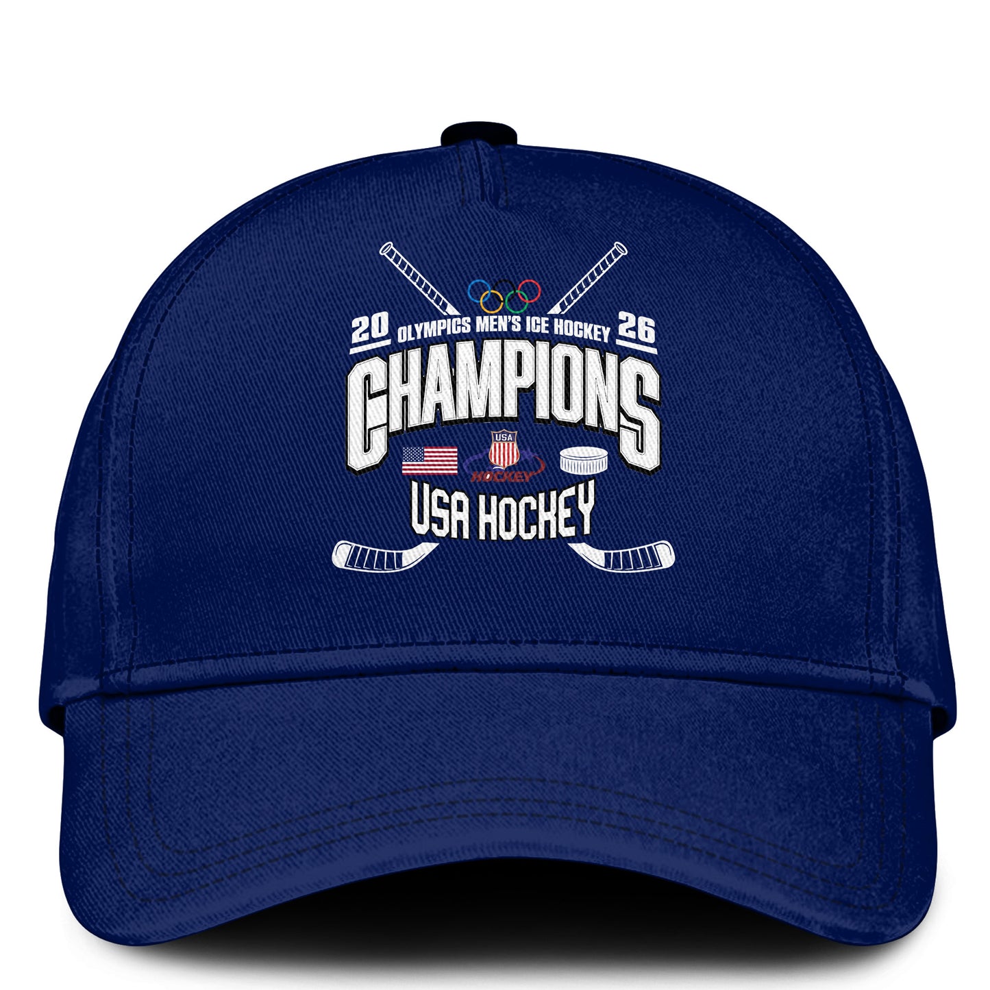 ,  Team USA 2026 Olympic Men’s Ice Hockey Champions Tshirt Limited Edition Blue