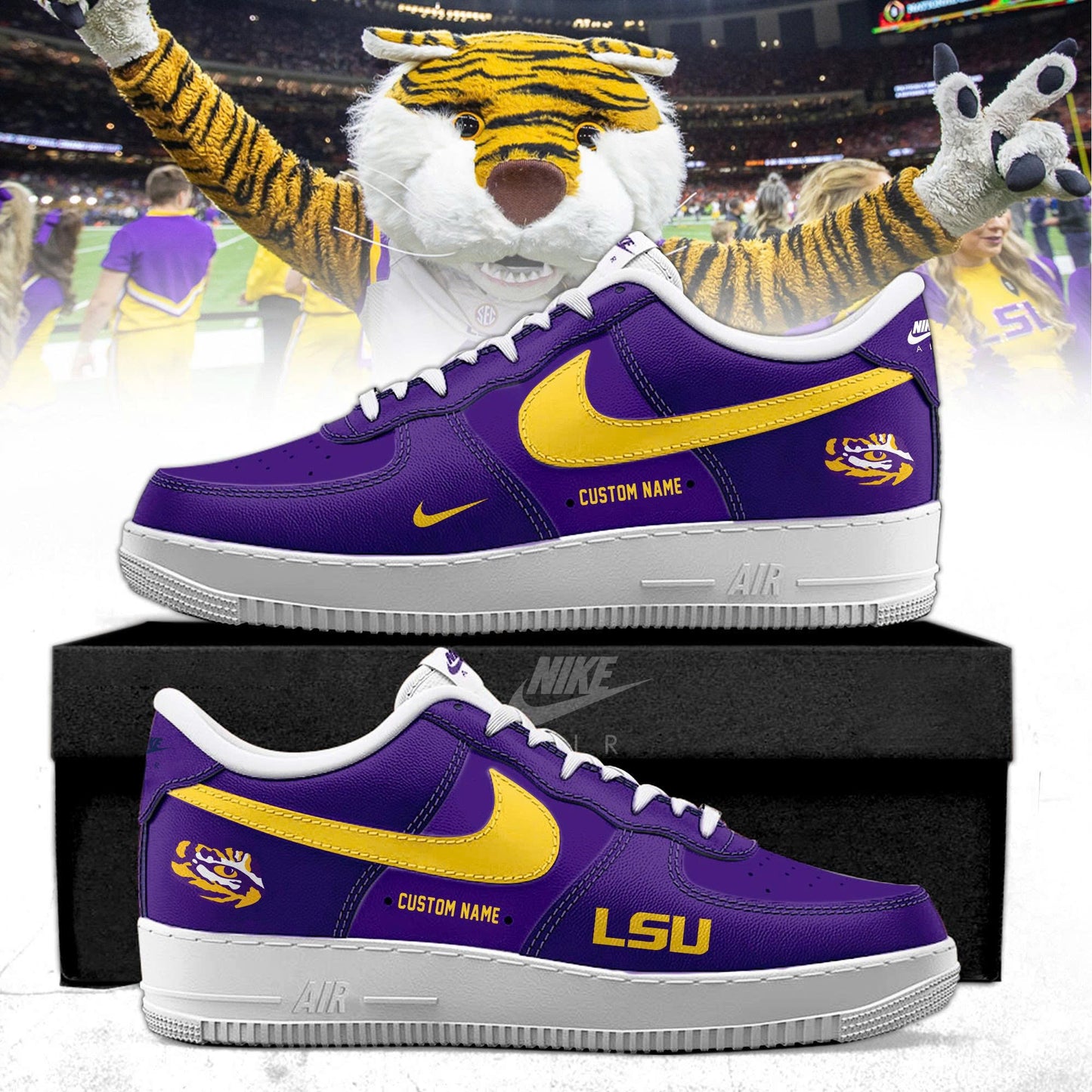 LSU Tigers Special Edition AF1 Sneakers